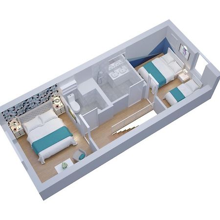 Ferienwohnung FREE Parking - Self Checkin - WIFI - Panoramique Terrasse - DUPLEX SAINT JEAN - SUPERBORDEAUX Exterior foto